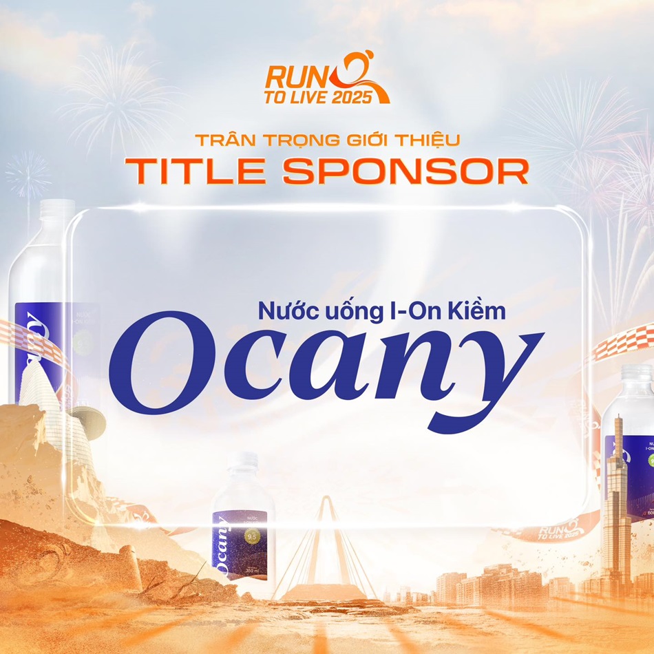 Công bố TITLE SPONSOR của Run To Live 2025 – Ocany Việt Nam
